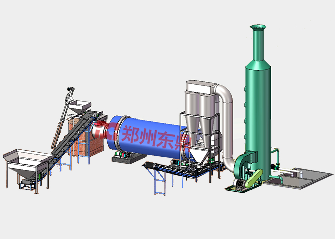 大型木屑烘干機生產線